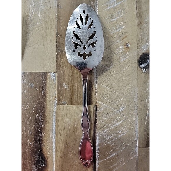 Lot Wm A Rogers Oneida Mansfield Amadeus Deluxe Stainless Serving Cake Pie Slice - Picture 4 of 11